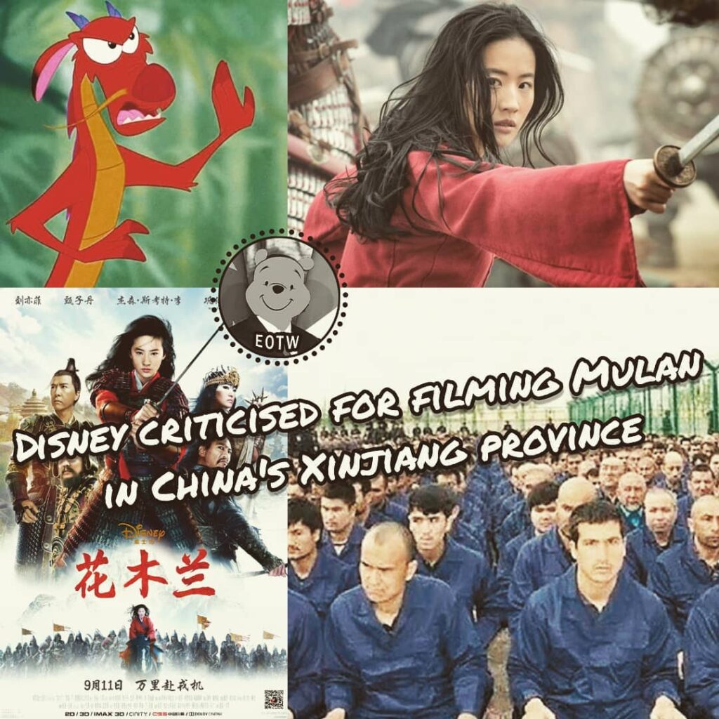 Disney has publicly thanked a Chinese government agency accused of human rights ...