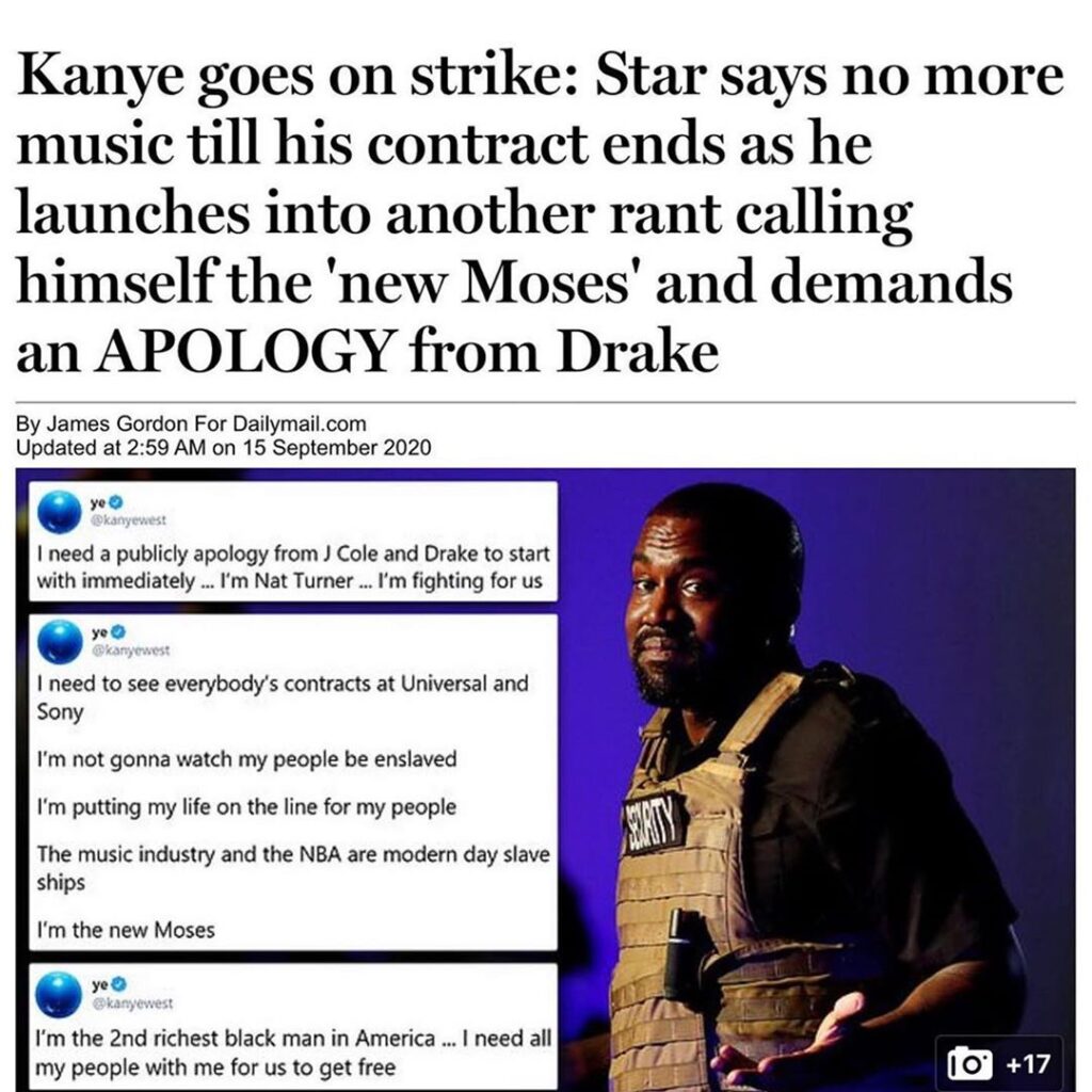 Love him or hate him, Kanye has continued making waves &keeps the attention on h...