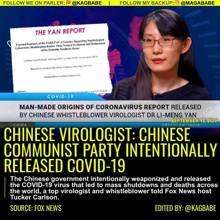 The Chinese government intentionally manufactured and released the COVID-19 viru...