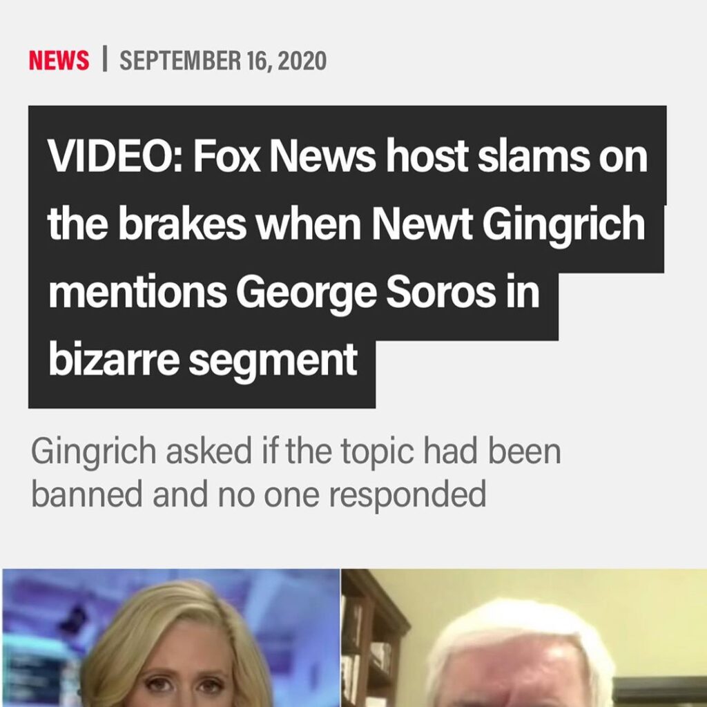 Why did Fox News not want to bring up George Soros?...