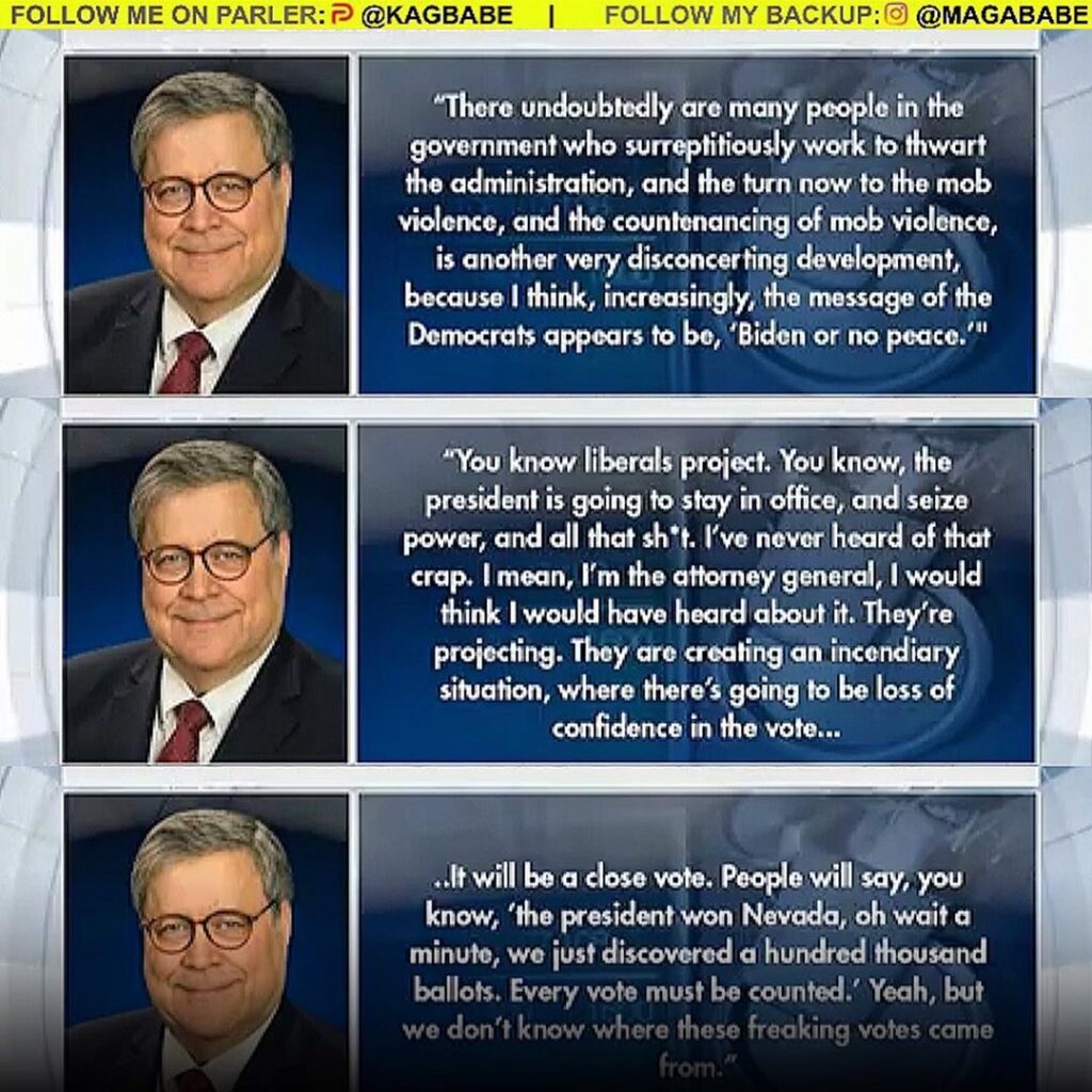 Attorney General Bill Barr dismissed leftist criticism that President Donald Tru...