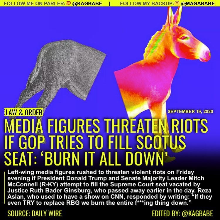 Left-wing media figures rushed to threaten violent riots on Friday evening if Pr...