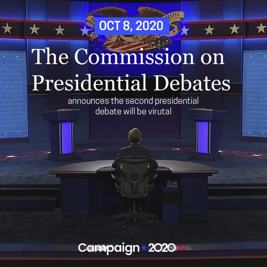 The Commission on Presidential Debates announced the second presidential debate,...