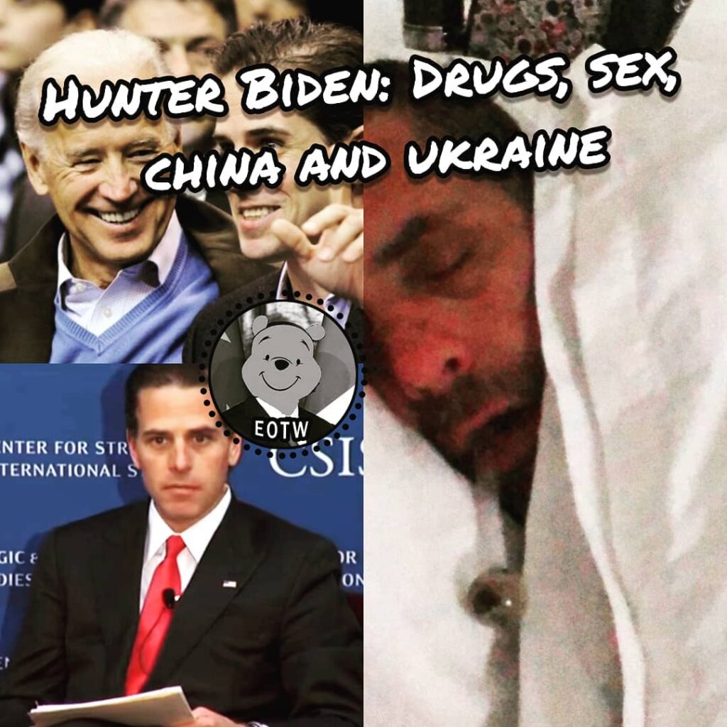 Hunter Biden was reportedly seen “smoking crack during a sex act” in a video rev...