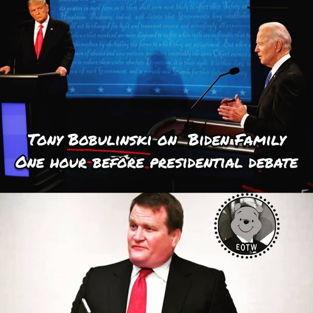 Tony Bobulinski, a former business associate of Hunter Biden, son of the Democra...