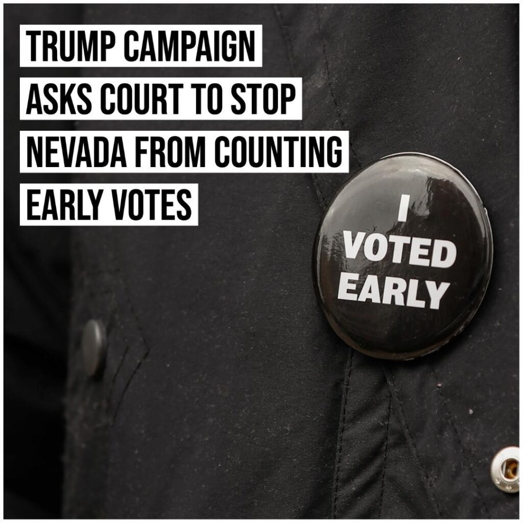 The Trump campaign and state Republicans are demanding that a state court in Nev...
