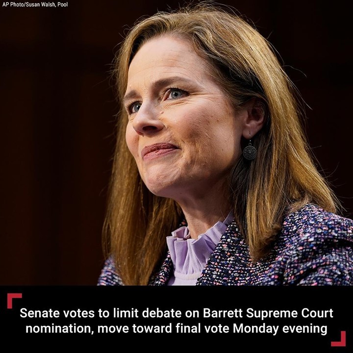 The Senate voted 51-48 Sunday afternoon to limit debate on the Supreme Court nom...
