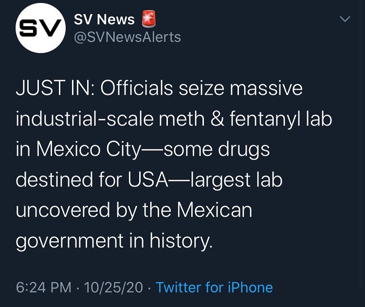 JUST IN: Officials seize massive industrial-scale meth & fentanyl lab in Mexico ...