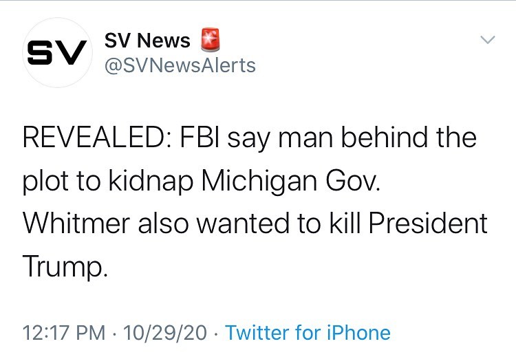 REVEALED: FBI say man behind the plot to kidnap Michigan Gov. Whitmer also wante...