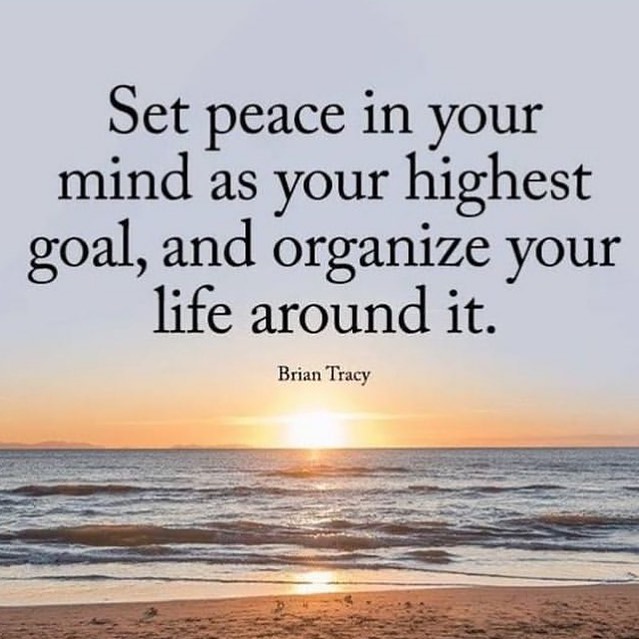 Peace is attainable even in chaos...